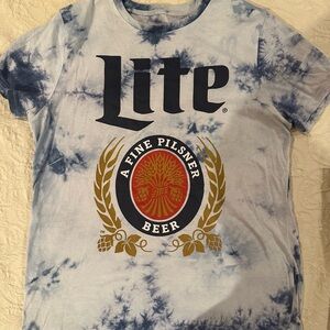 Blue Tie-Dye Men's T-Shirt